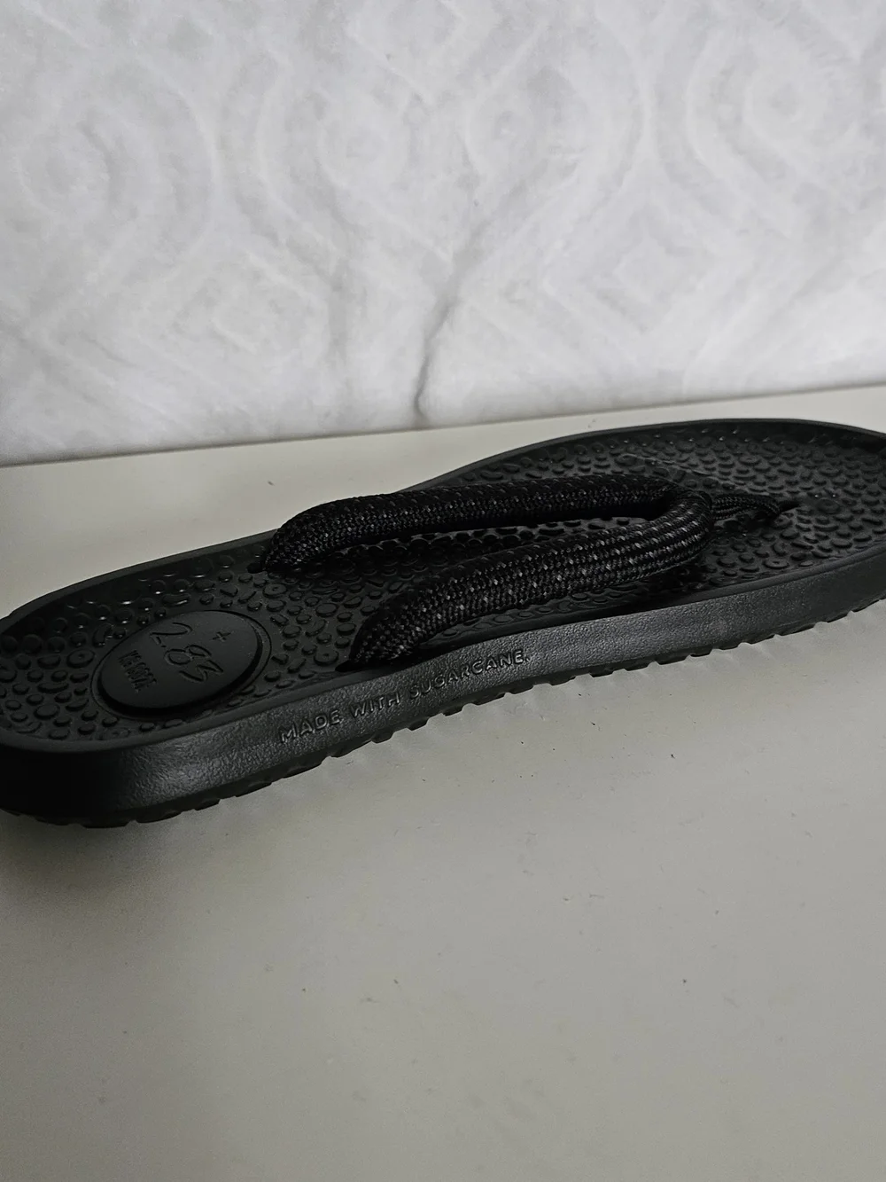 All Birds Men's Black Foam Flip Flop Slippers